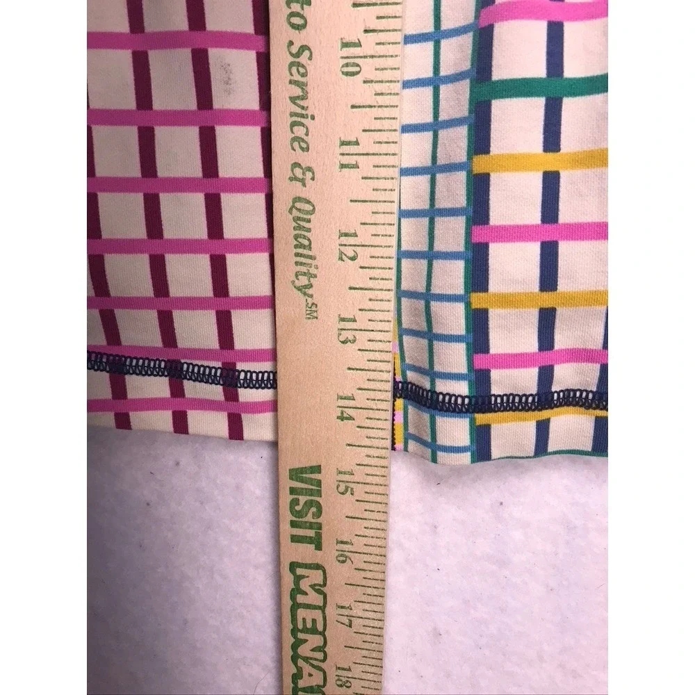 Finding Foxtale Skort Kids Size 12 Multicolor Grid Print‎ Excellent Condition